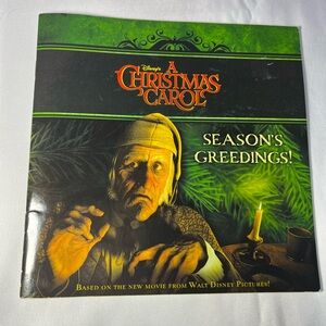 Season’s Greedings Disney A Christmas Carol PB 2009 Redbank Tennant EUC